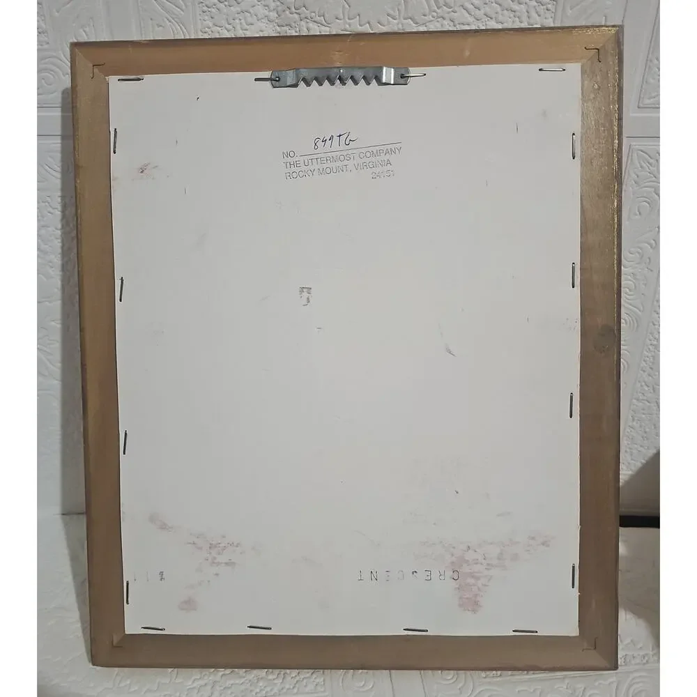 Vintage Gold Wood Frame Mirror 12.5